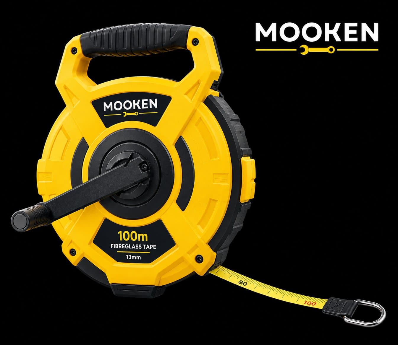 Measuring Tape 100m - Fibreglass Closed Reel